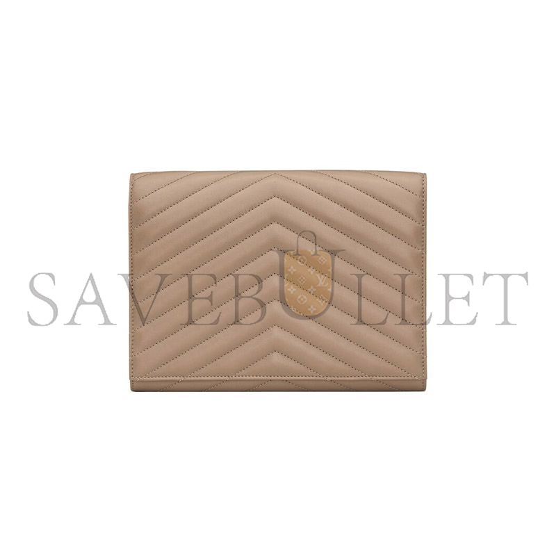 YSL CASSANDRE MATELASSÉ FLAP POUCH IN LAMBSKIN 759533AAA441722 (21*16*3cm) YSL CASSANDRE MATELASSÉ FLAP POUCH IN LAMBSKIN 759533AAA441722 (21*16*3cm)